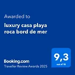 luxury casa playa roca bord de mer