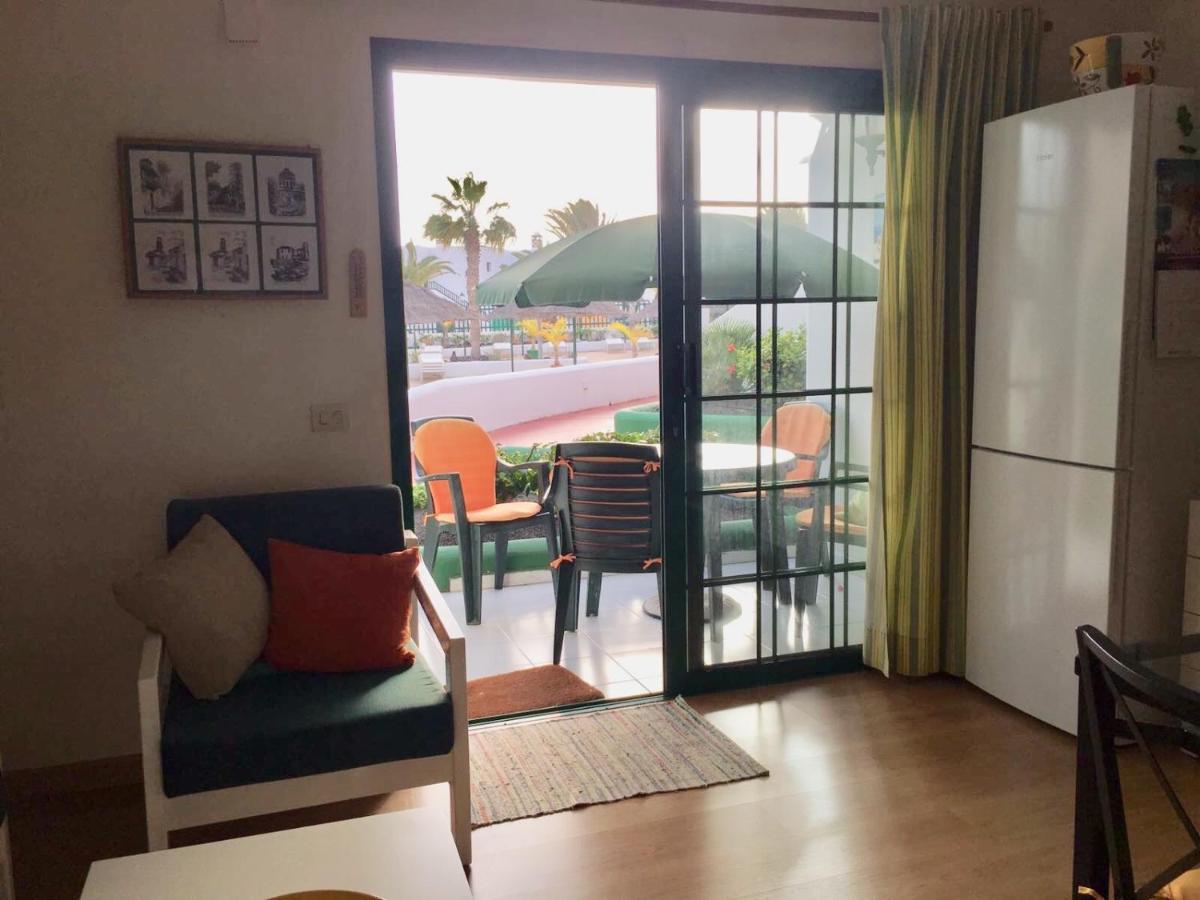 Apt. Rus Playa Pocillos. Pool And Terrace. * Tias