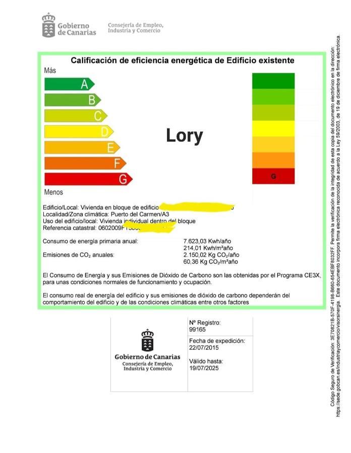 Vivienda Vacacional Lory Apartment *