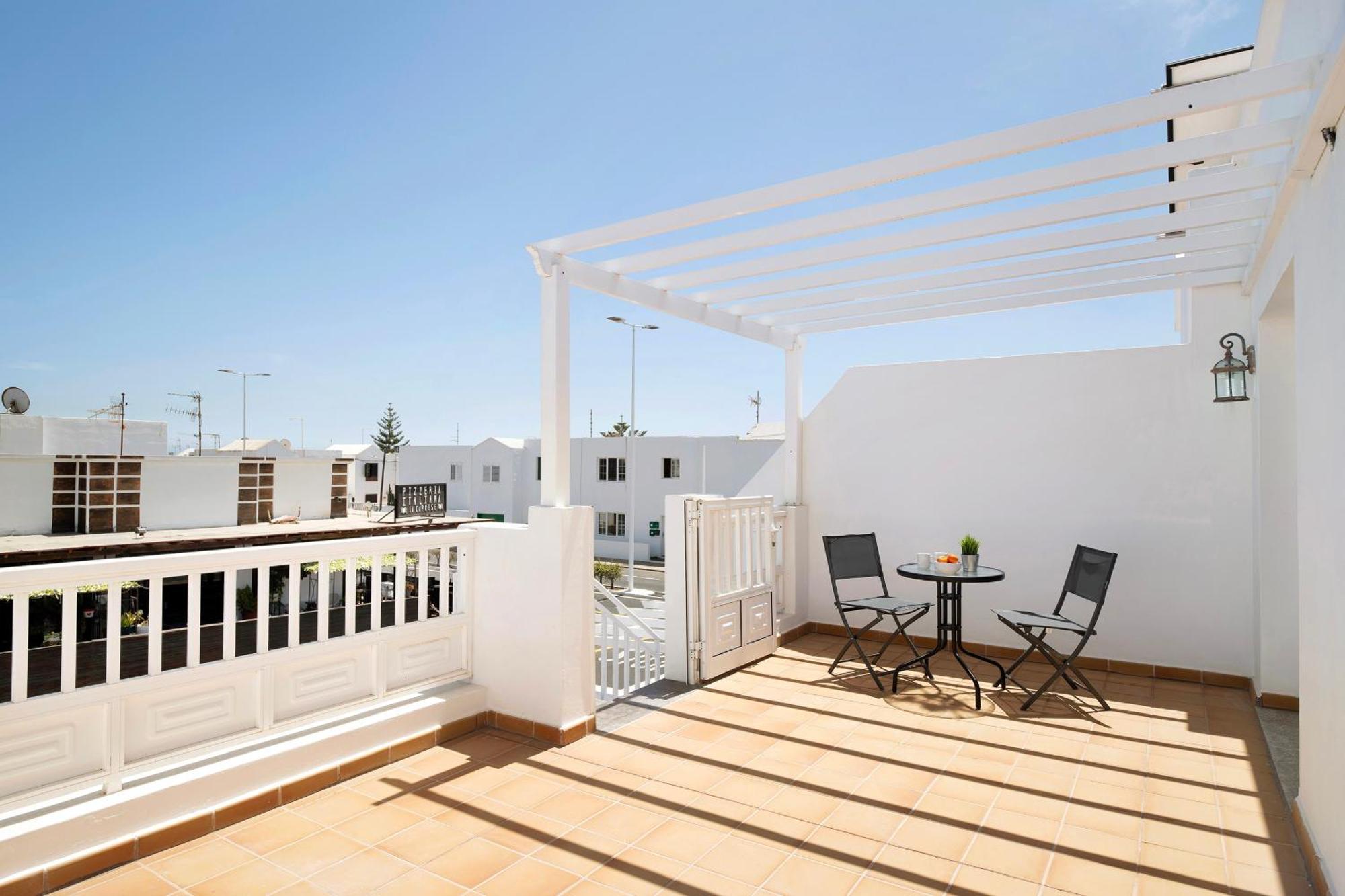 Casa Sabrina, Terraza Vista Mar * Playa Honda (Lanzarote)