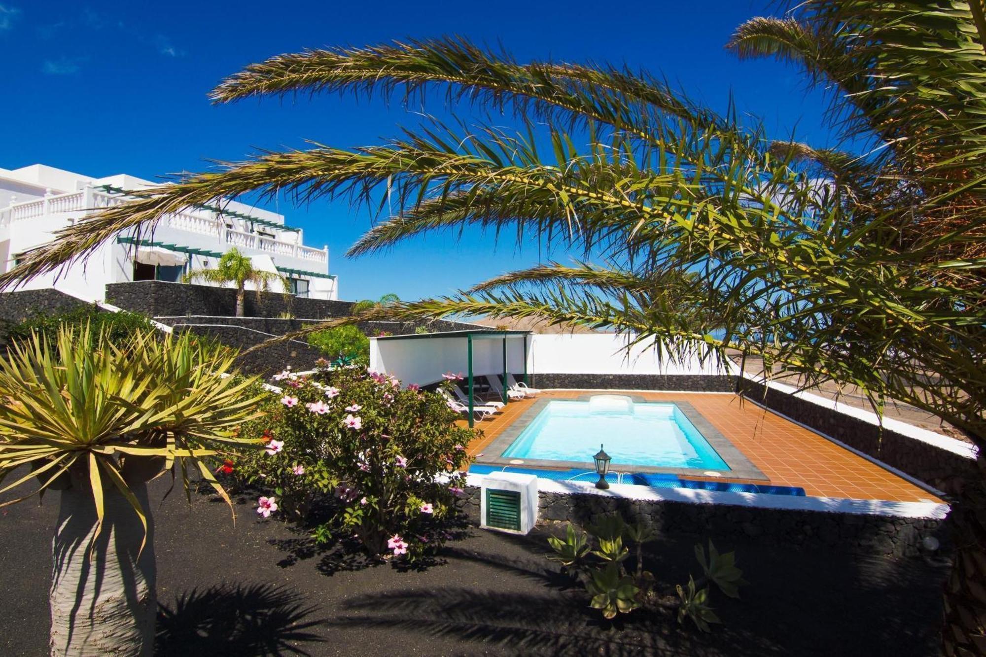 Grosses Mit Meerblick Auf Lanzarote Tias