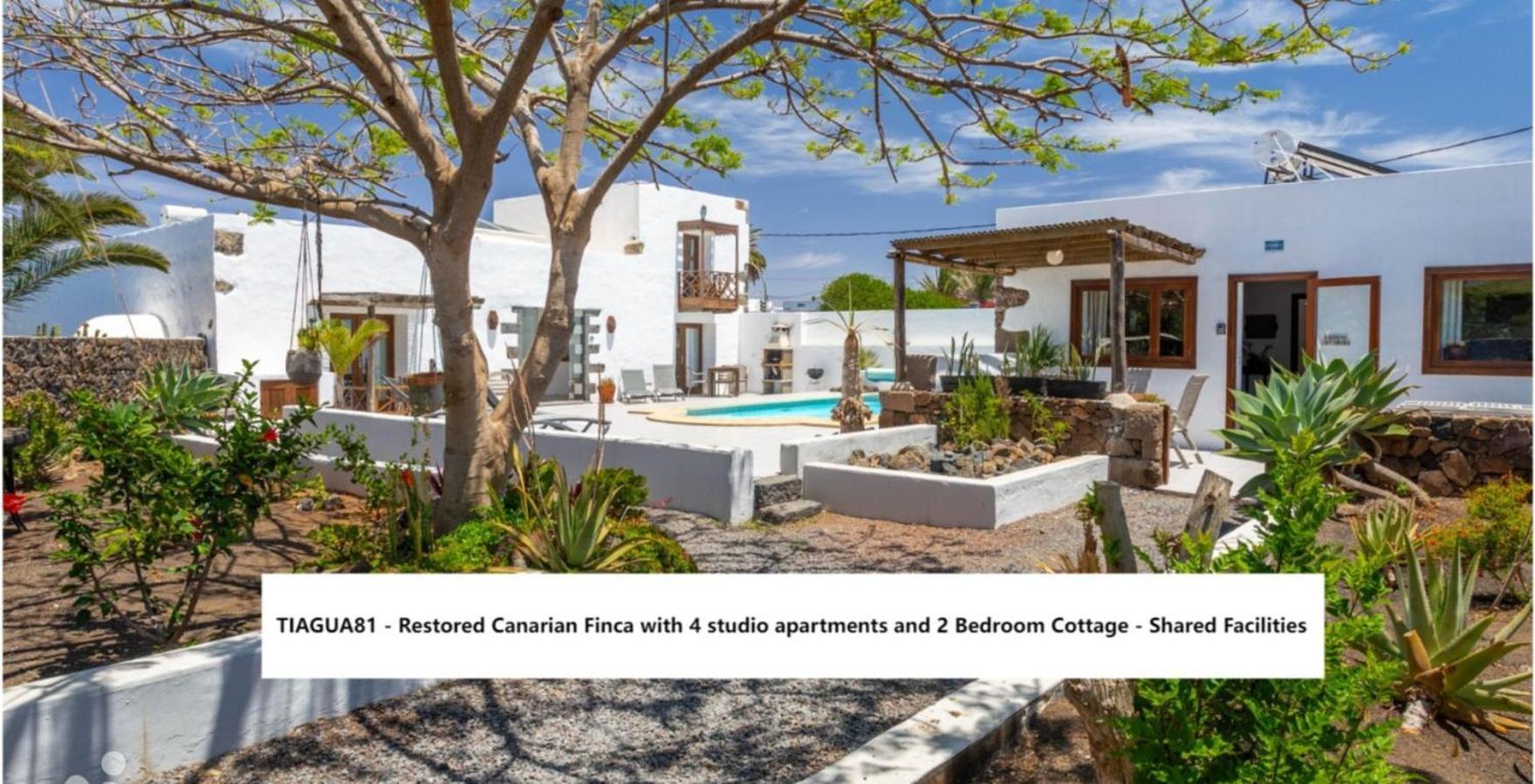 Bodega Botanica - Shared Pool - Island Location - 10 Mins Drive To Famara And La Santa Apartamento *