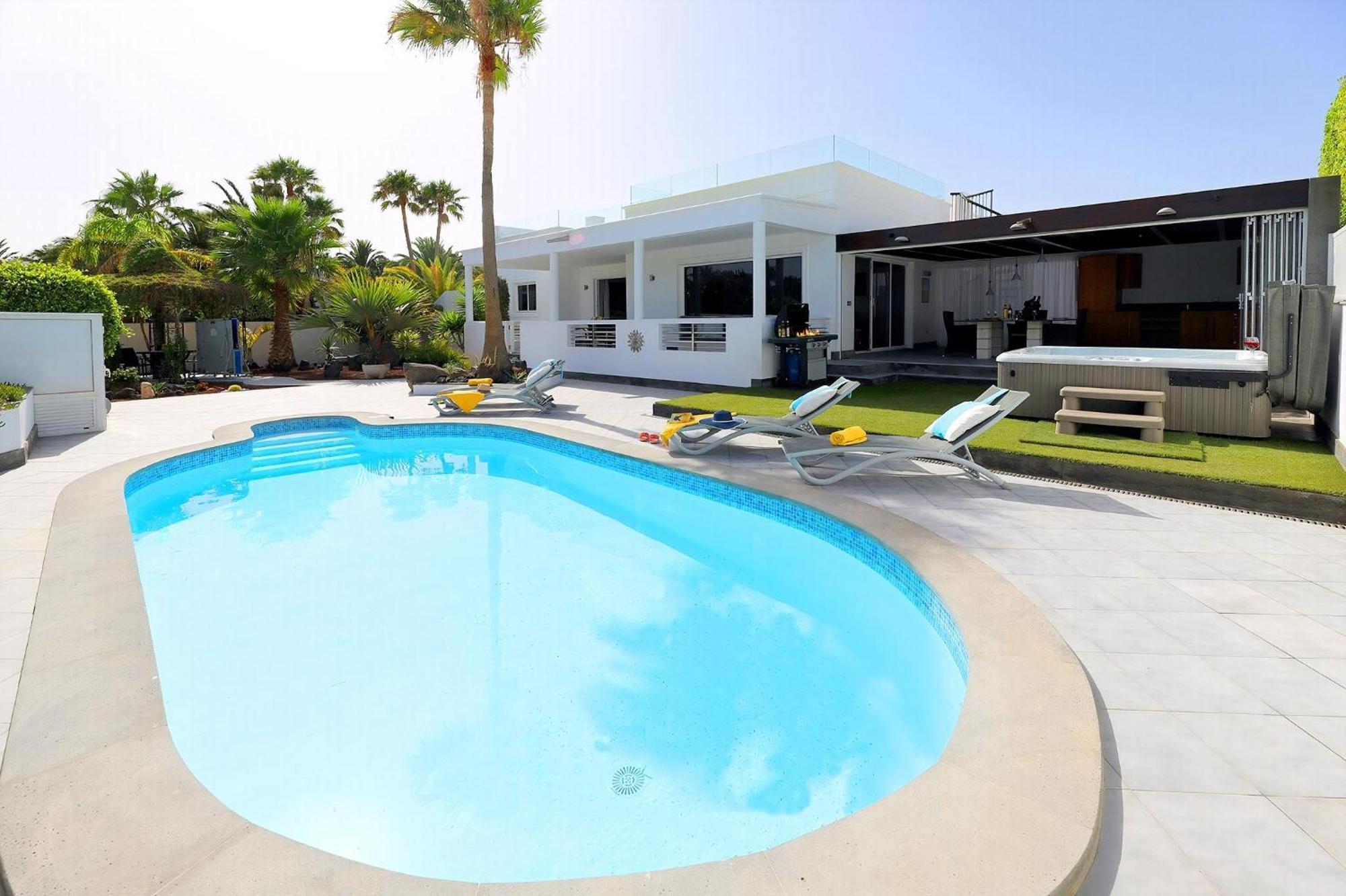 Villa Luxury Casa Nublo 3 Bedrooms Private Pool Terrace With Seaviews Lanzarote