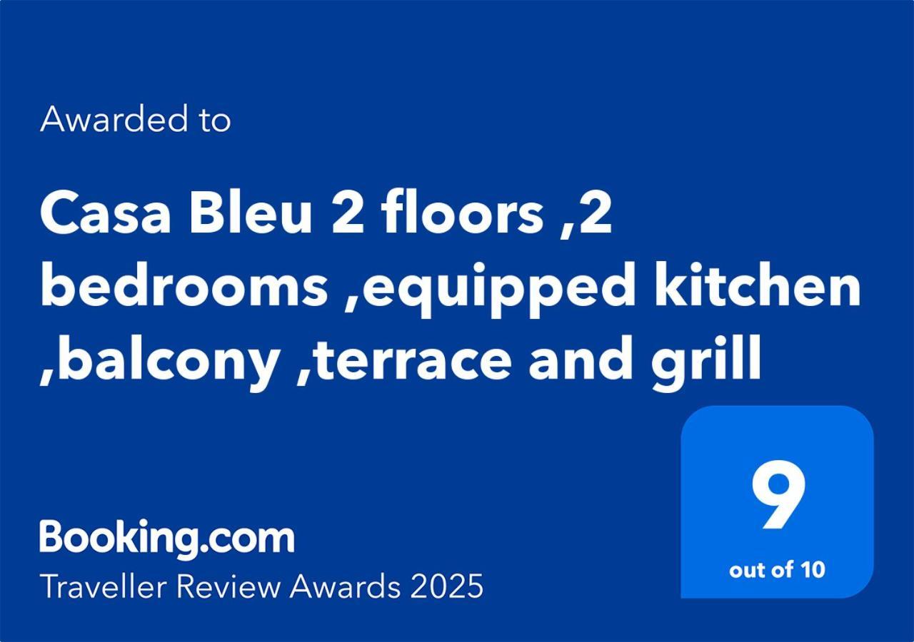 Casa Bleu 2 Floors ,2 Bedrooms ,equipped Kitchen ,balcony ,terrace And Grill * Puerto Calero