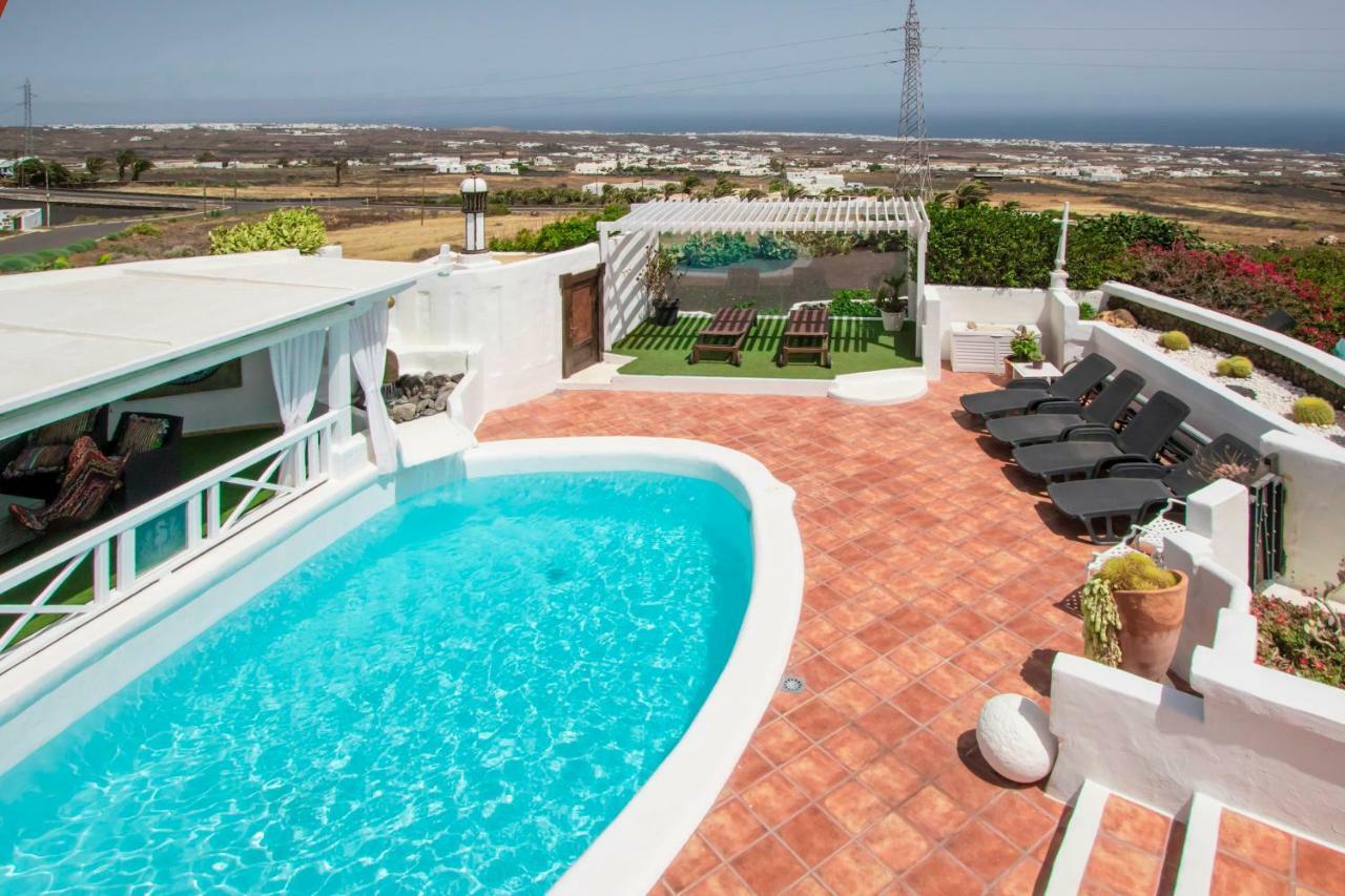 Deluxe Designer Historic Via Lactea, Panoramic Sea Views, Own Private Heated Pool And Subtropical Garden * La Asomada (Lanzarote)