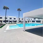 Air Conditioned 2 Bedroom Poolside Apartment Free Wifi Tv Package Includes Uk And European Channels Free On Street Parking Bright And Modern With Fridge Freezer And Washing Machine
