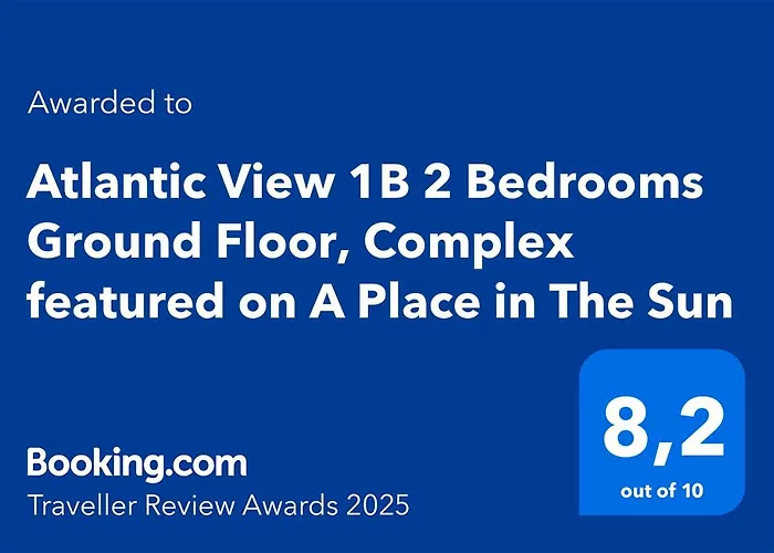 Atlantic View 1B 2 Bedrooms Ground Floor, Complex Featured On A Place In The Sun
