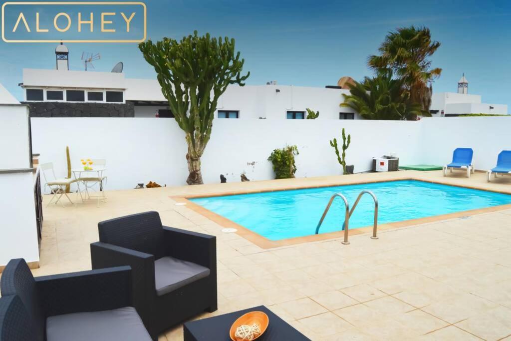 Timanfaya Heatable Pool, Afternoon Sun And Spacious Terrace * Playa Blanca (Lanzarote)