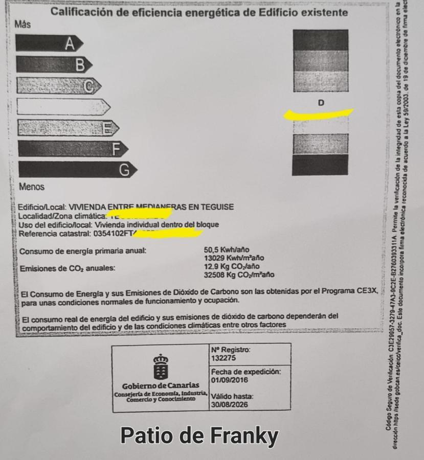 El Patio De Franky Сasa de vacaciones Teguise (Lanzarote)