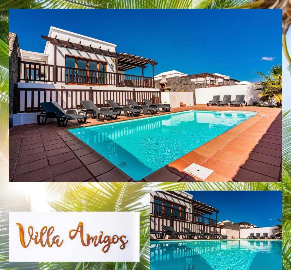 Villa Amigos 200 Mq, With Bar, Hot Pool, Billiard And Bbq Playa Blanca (Lanzarote)