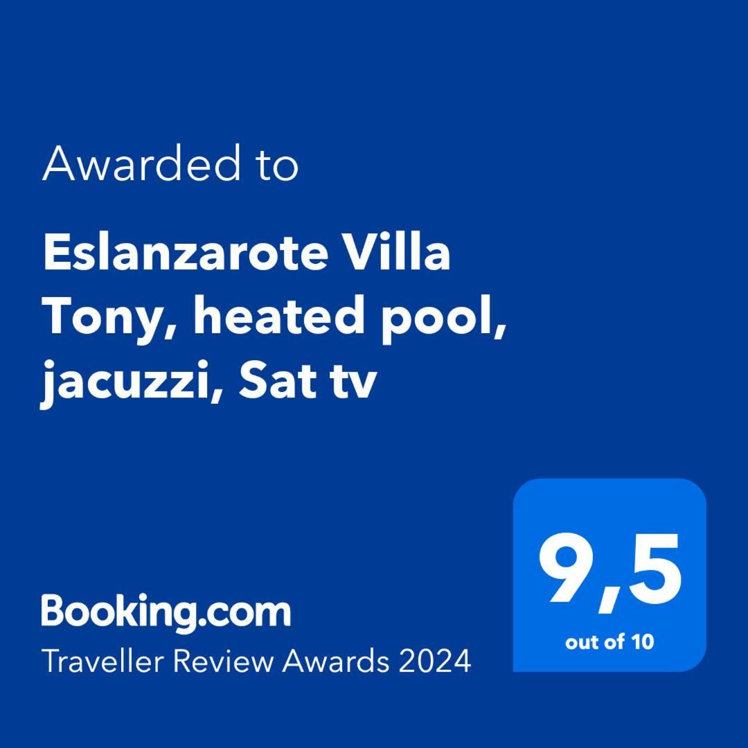 Eslanzarote Tony, Heated Pool, Jacuzzi Villa La Costa