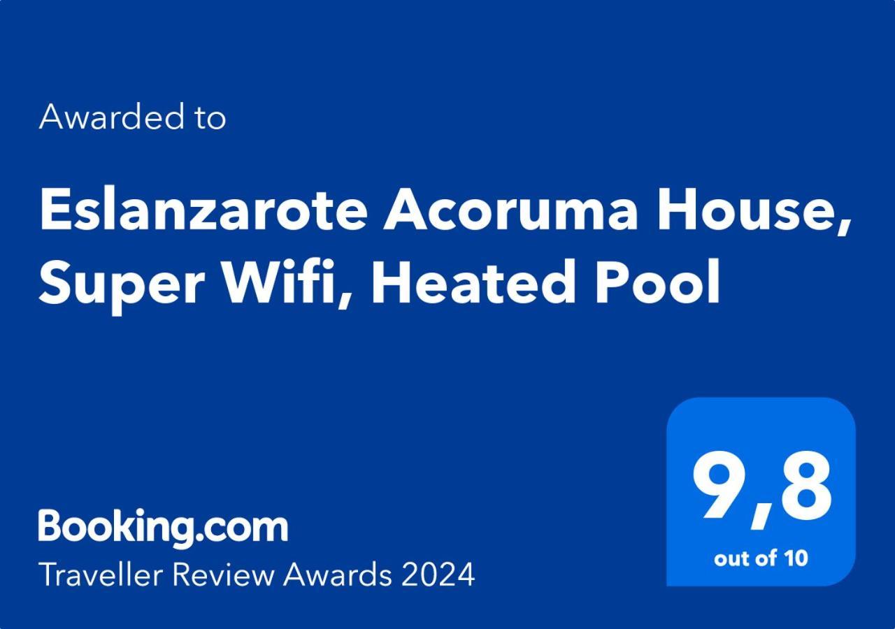 Eslanzarote Acoruma House, Super Wifi, Heated Pool Guime
