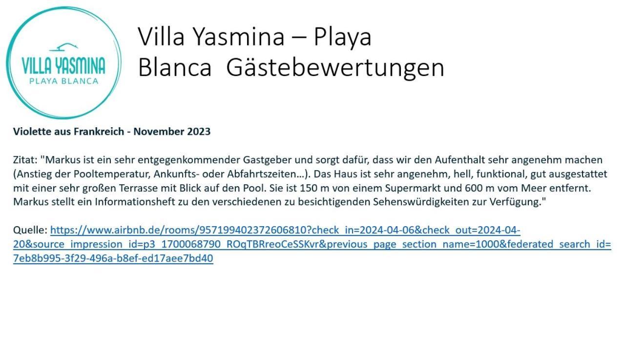 Yasmina Playa Blanca Playa Blanca (Lanzarote)
