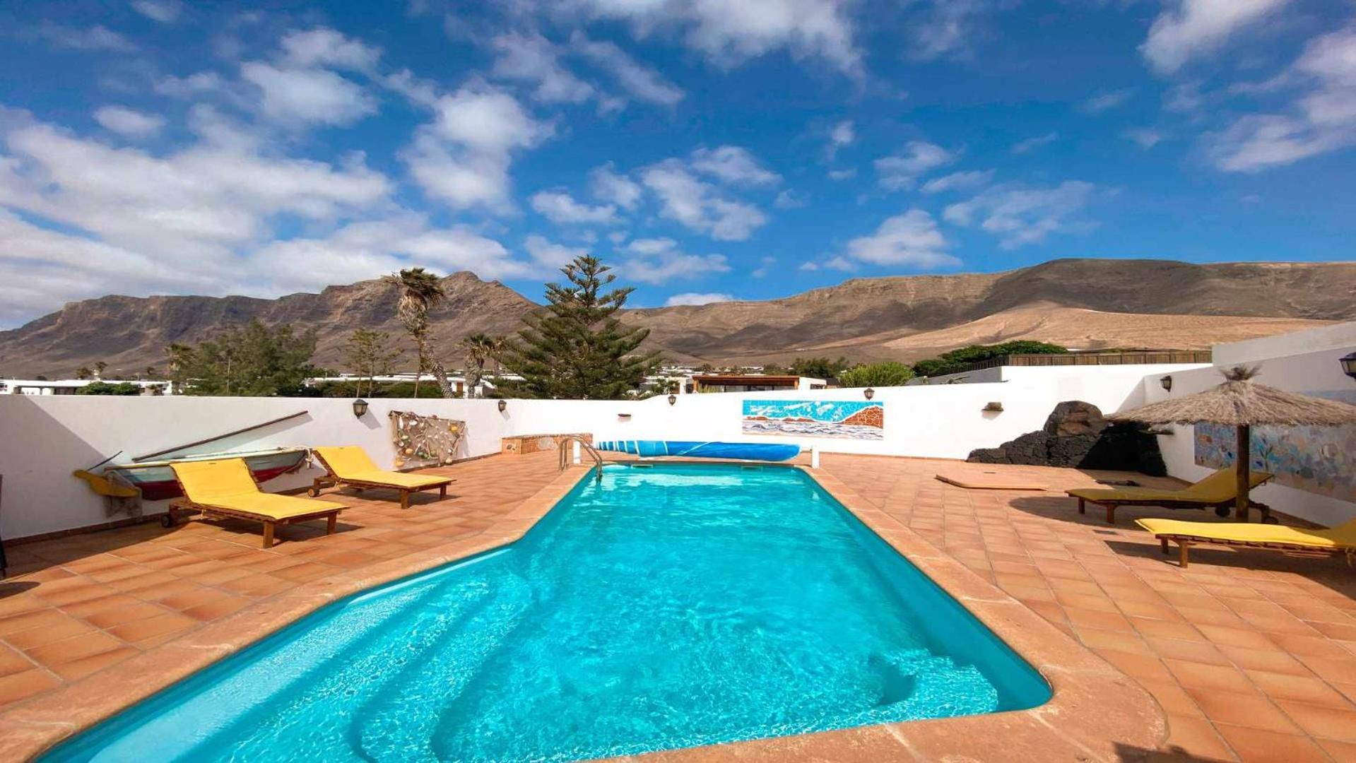 Villa Allende Con Piscina Privada Y Ac Famara