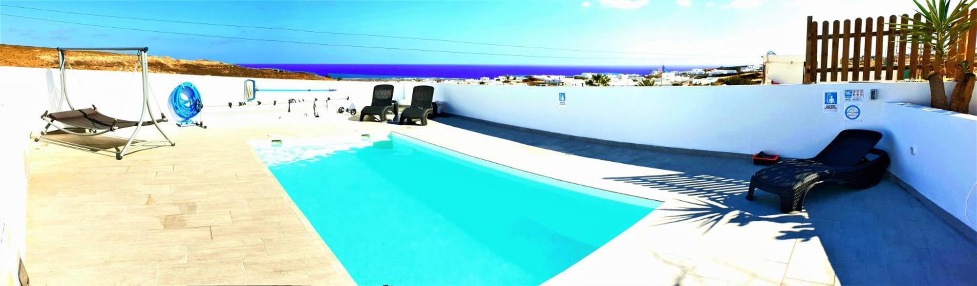 Vista Mar I, Meerblick, 360 Qm, Heated Pool, Hot Tube, Roof Terrace, Gaming Room, Wifi Villa Tías