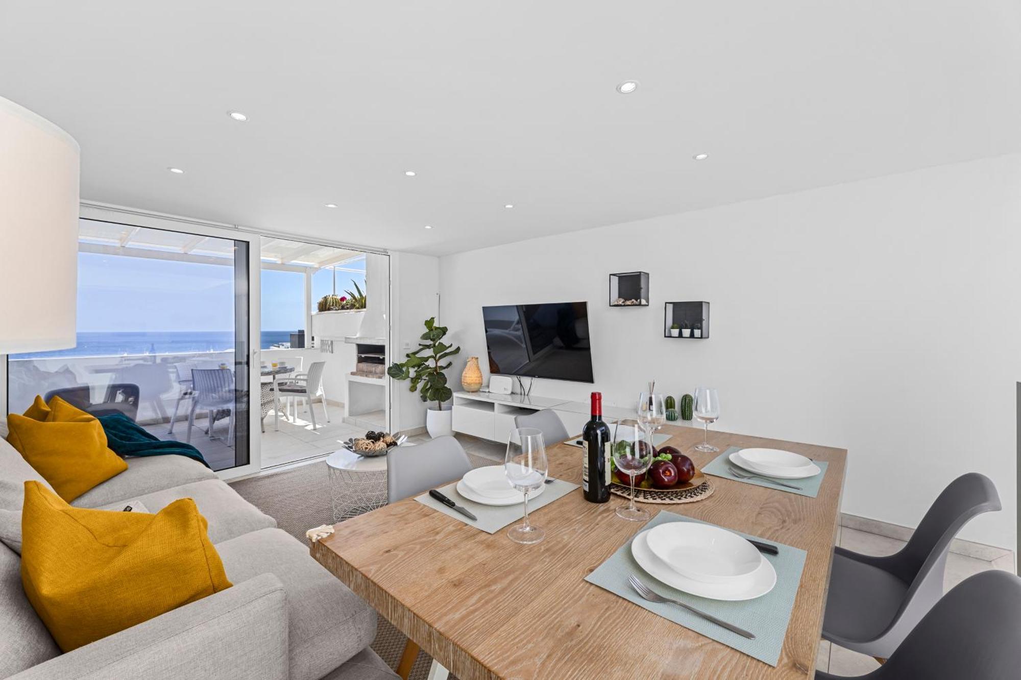Apartment Stunning 2 Bedroom Duplex Close To Main With Seaviews Puerto del Carmen (Lanzarote)