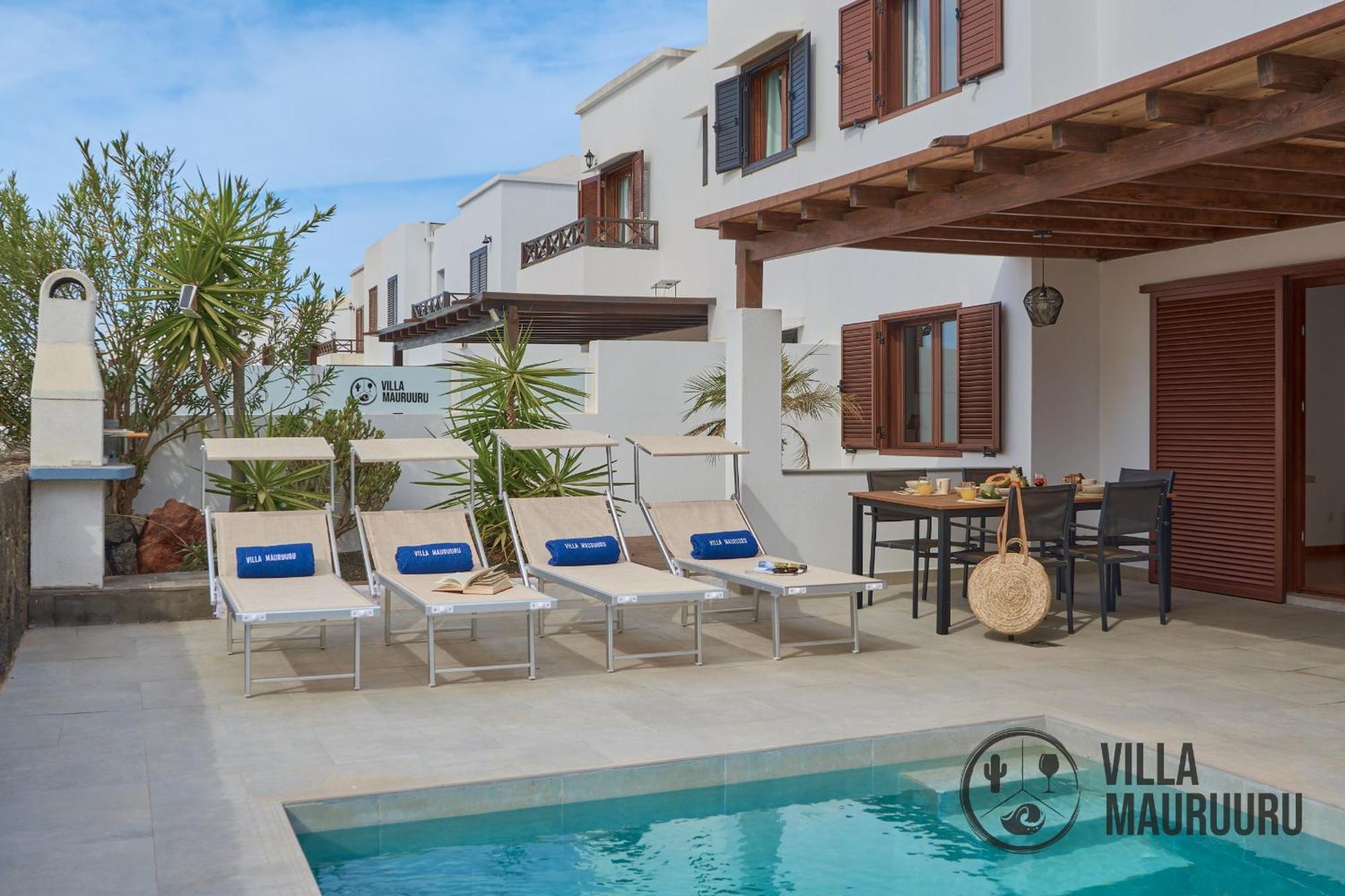 Villa Mauruuru - 10 Minutes Walking To Marina Rubicon, Heated Pool, Bbq & Office Space With Desk And High Speed Internet Playa Blanca (Lanzarote)