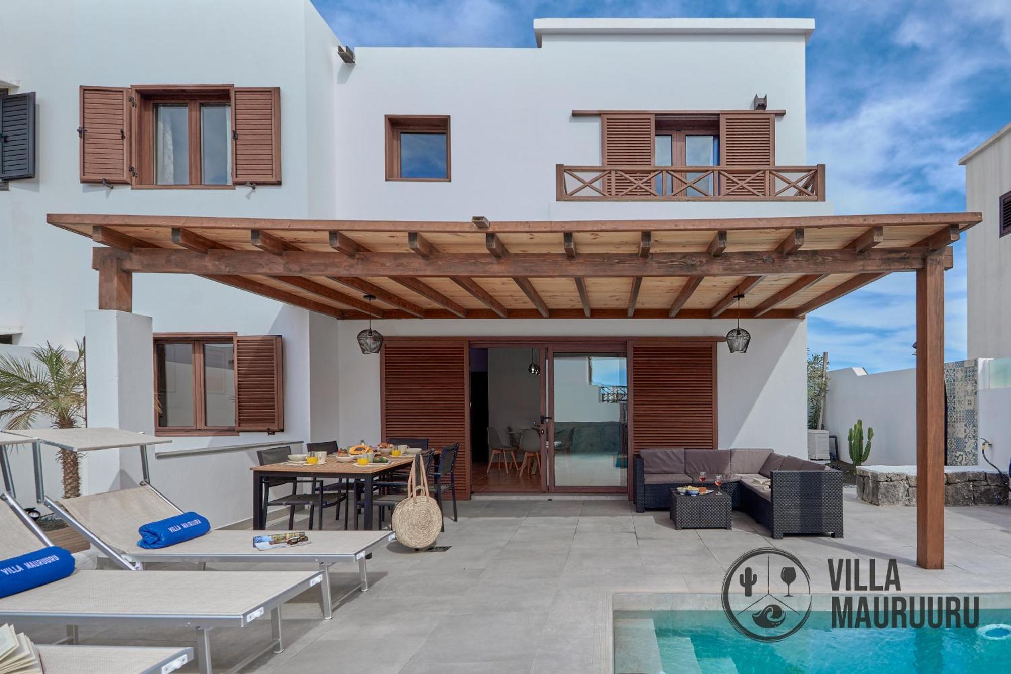 Villa Mauruuru - 10 Minutes Walking To Marina Rubicon, Heated Pool, Bbq & Office Space With Desk And High Speed Internet Playa Blanca (Lanzarote)