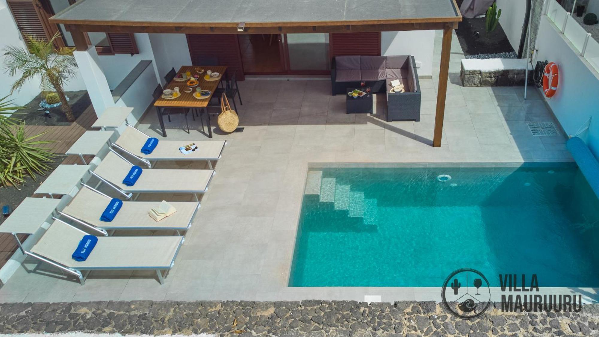 Mauruuru - 10 Minutes Walking To Marina Rubicon, Heated Pool, Bbq & Office Space With Desk And High Speed Internet Villa Playa Blanca (Lanzarote)