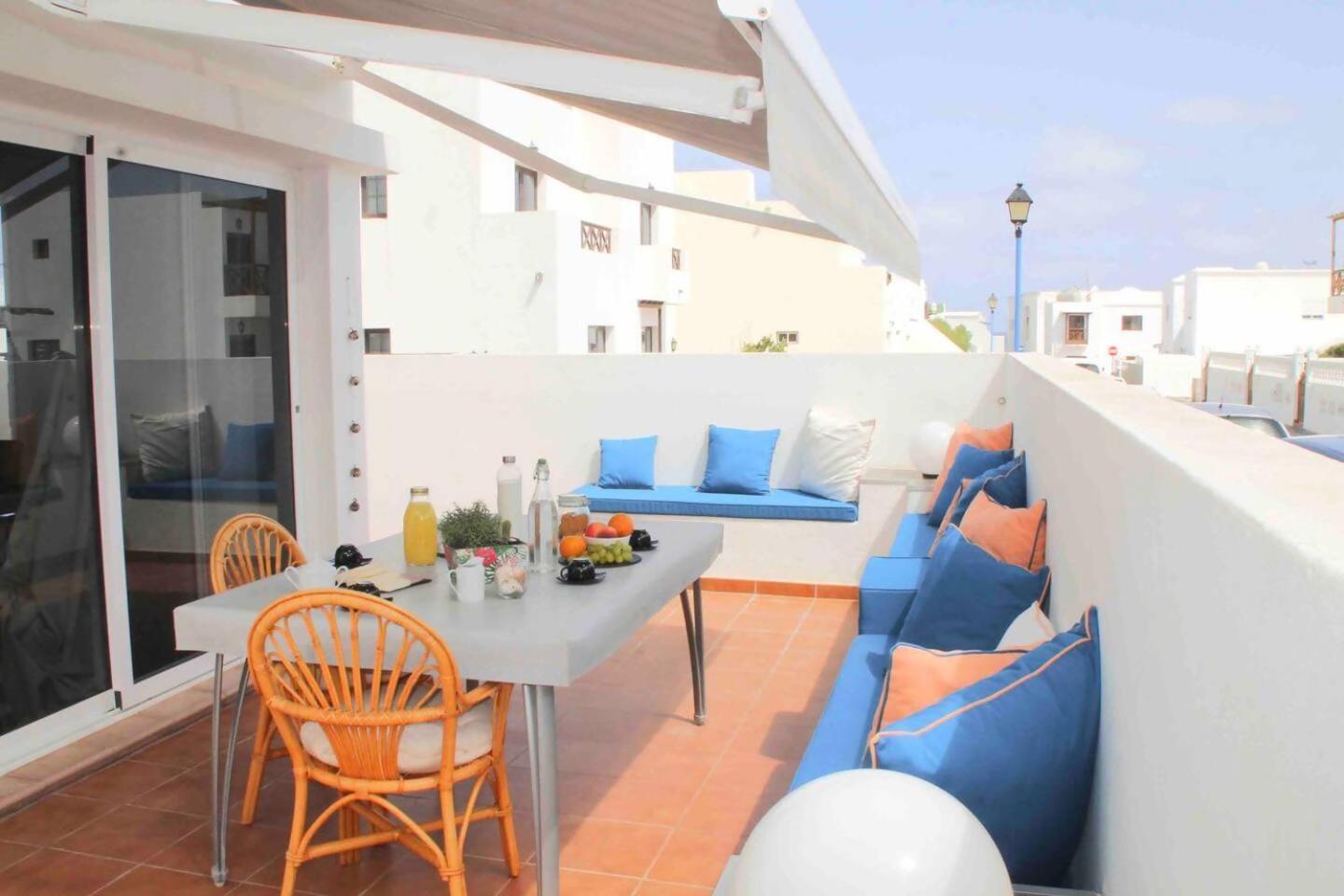 Gran Terraza 1 Minuto De Piscinas Naturales * Punta Mujeres