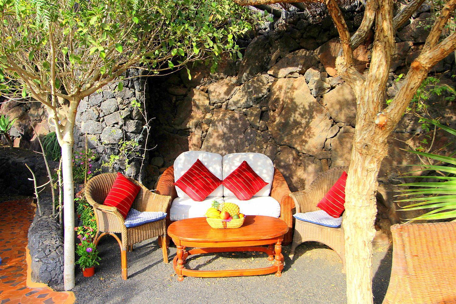 Jurte - Traumhafter Meerblick, Beheizter Pool, Sauna, Billiard, Tischtennis, Garten * La Asomada (Lanzarote)