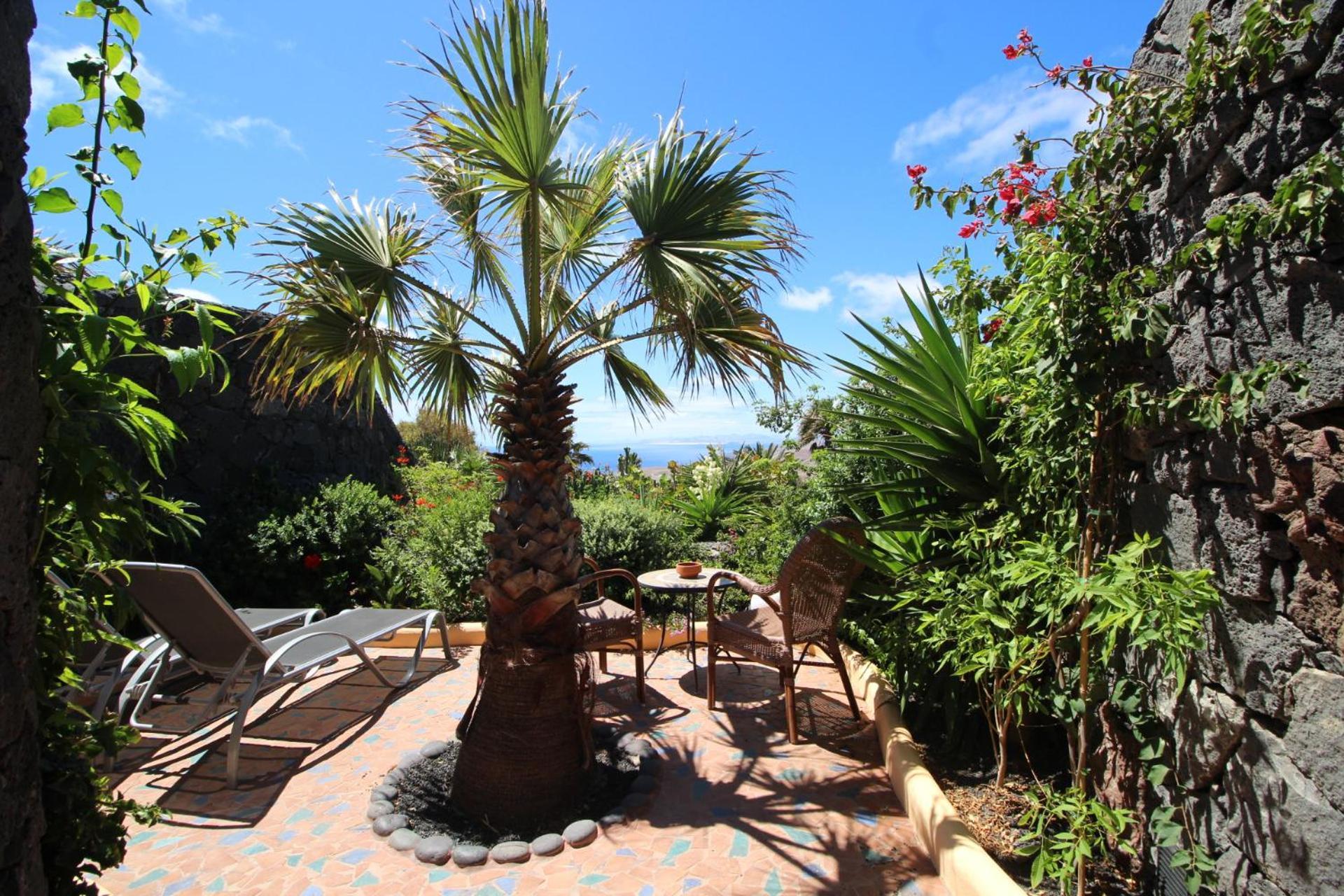 Jurte - Traumhafter Meerblick, Beheizter Pool, Sauna, Billiard, Tischtennis, Garten * La Asomada (Lanzarote)