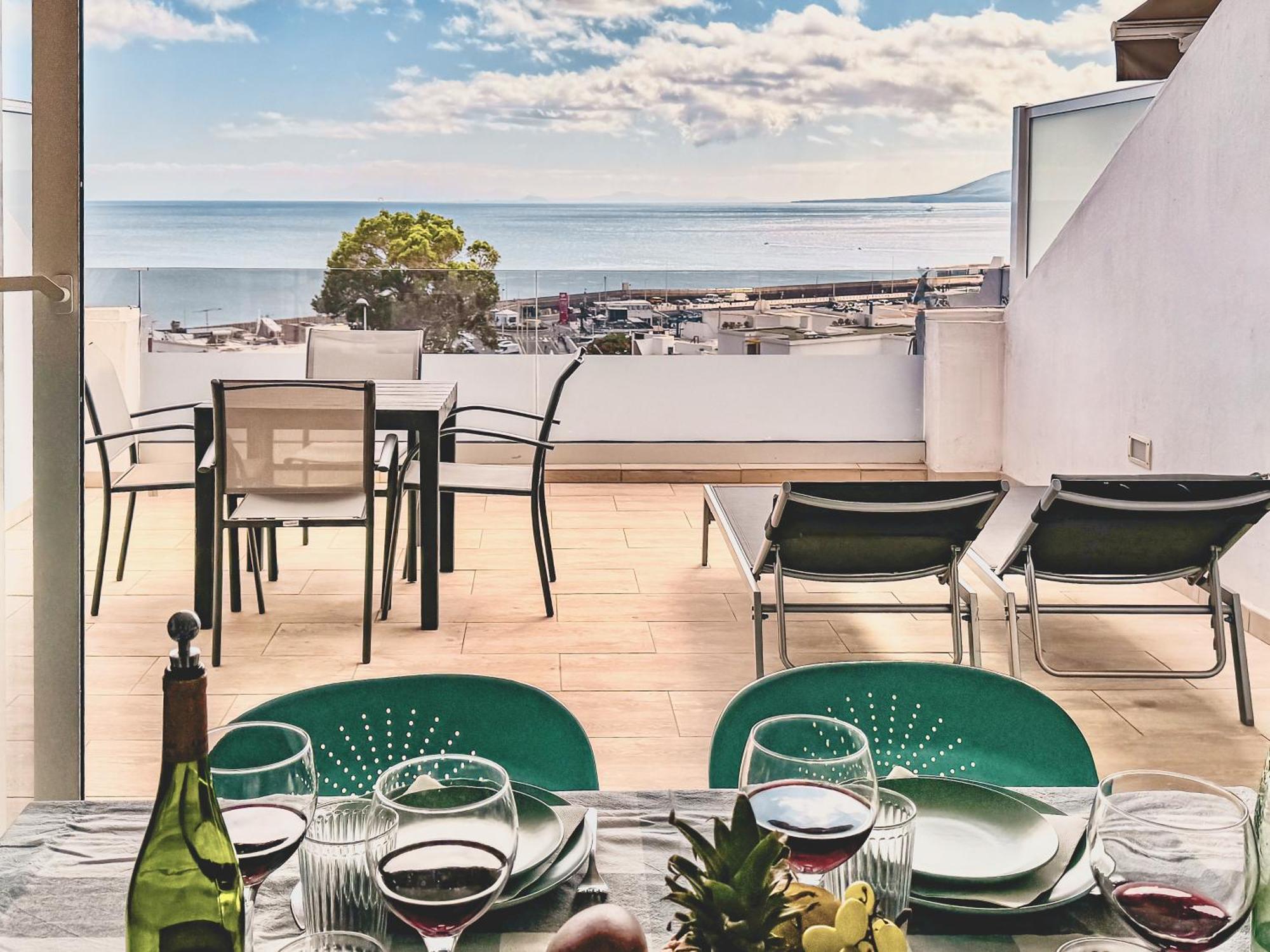 Arthouse Sea View - Acquamarina E Zaffiro Сasa de vacaciones Puerto del Carmen (Lanzarote)