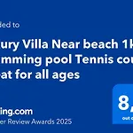 Luxury Villa Near Beach 1Km Swimming Pool Tennis Court Great For All Ages